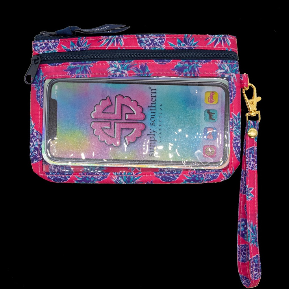 Simply Southern Phone Wristlet Pineapple